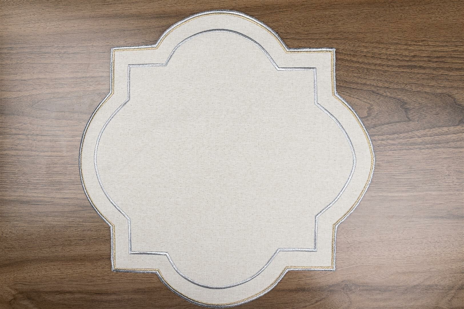 Carla Gümüş Altın Amerikan Servisi 6'lı 40x50