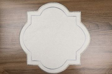 Carla Gümüş Altın Amerikan Servisi 6'lı 40x50