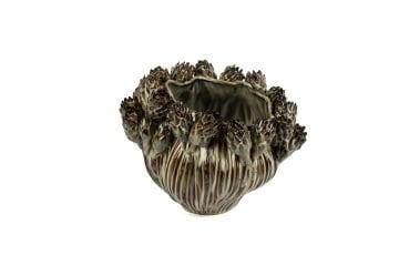 Kahverengi Enginar Vazo 29x22cm