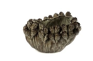 Kahverengi Enginar Vazo 37x28x25cm