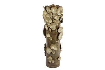 Kahve Mantar Vazo 16x48cm