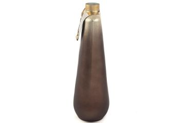 Bronz Gold Metal Vazo 19x12x42cm