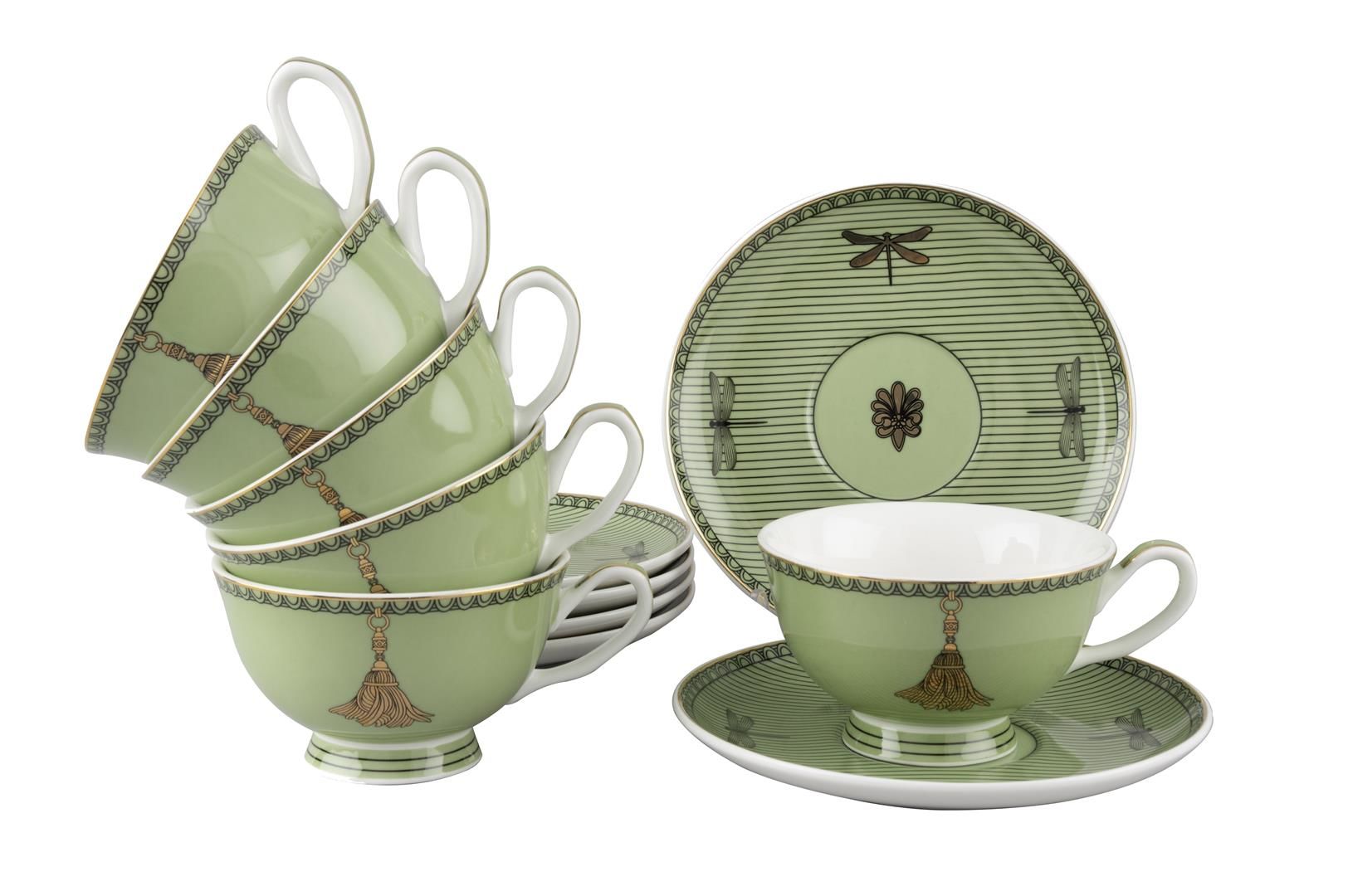 Lucy 6lı Çay Fincanı Seti 200cc