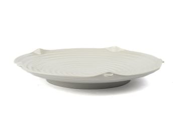Beyaz Porselen Servis Tabağı 36x6cm