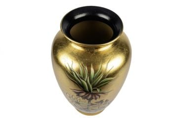 Gold Fiore Vazo 22x36cm
