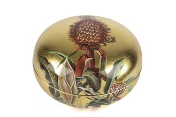 Gold Fiore Kapaklı Kutu 21x12cm