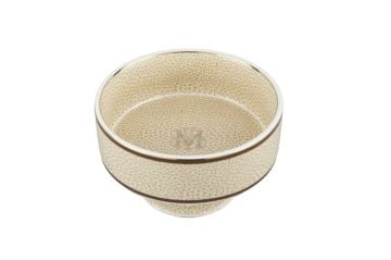 Micasa Desenli Ekru Ayaklı Kurabiyelik 13x8cm