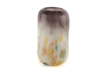 Mürdüm Cam Vazo 17x30cm