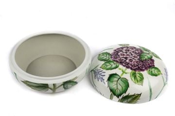 Ortanca Desenli Kapaklı Kutu 21x12cm