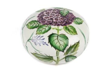 Ortanca Desenli Kapaklı Kutu 21x12cm