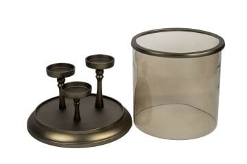 Amber Cam Fanus 3iü Şamdan32x30