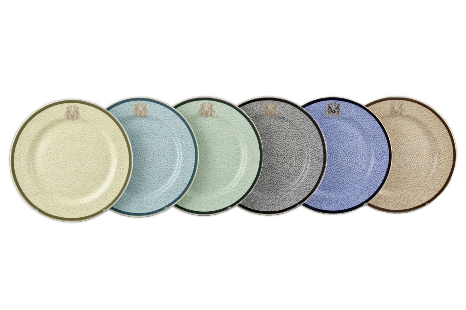 Micasa Desenli 6lı Pasta Tabağı Seti 20cm