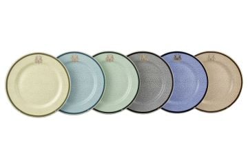 Micasa Desenli 6lı Pasta Tabağı Seti 20cm