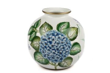 Ortanca Desenli Vazo 27x25cm