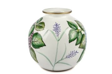 Ortanca Desenli Vazo 27x25cm