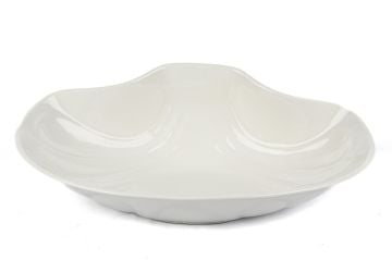 Beyaz Porselen Kase 41x28x13cm