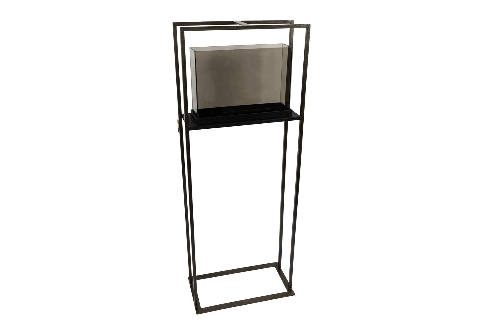 Vintage Bronz Demir ayaklı Mumluk53x137