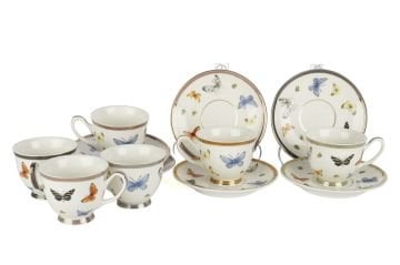 Butterfly 6lı Kahve Fincan Seti