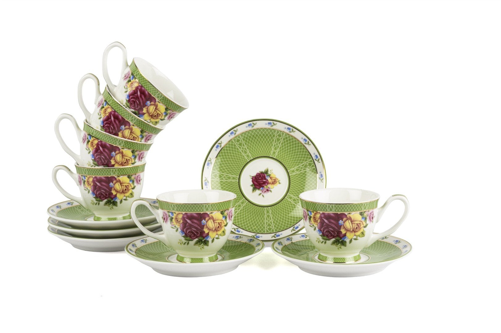 Rosewood 6lı Kahve Fincan Seti 90cc