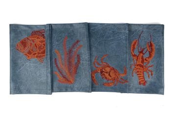 Doris Deri 4 Amerikan Servis 4 Peçete 8li Set