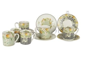 Arancia 2 Asorti 6lı Kahve Fincan Seti 90cc