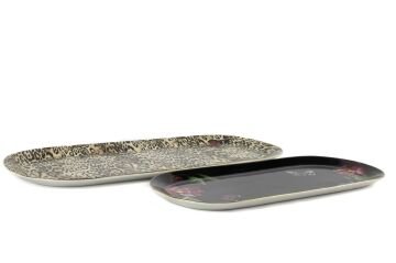 Bianco 2li Oval Servis Tabağı 42-33cm