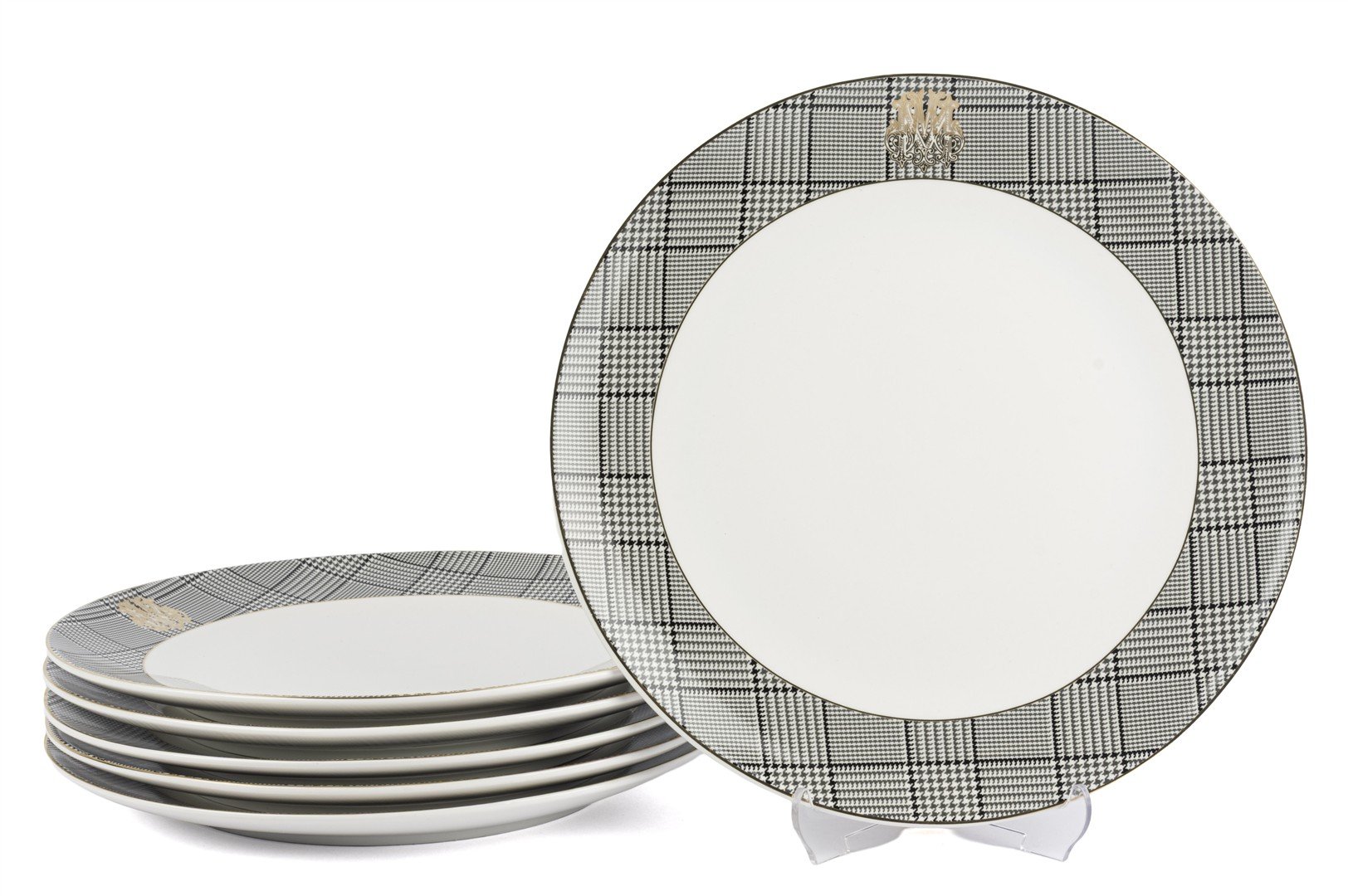 Forest Plaid 6lı Servis Tabağı 28cm