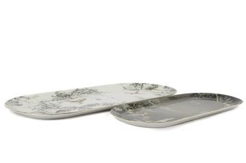 Plomo 2li Oval Servis Tabağı 42-33cm
