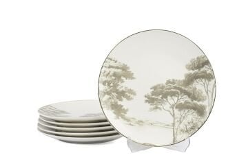 Forest Plaid 6lı Tatlı Tabağı 20cm