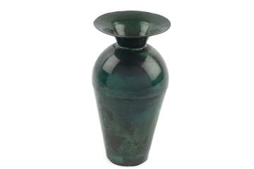 Yeşil Siyah  Vazo 9X17cm