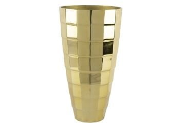 Gold Emery Vazo 19x37cm