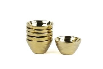 Shiny Gold 6lı Kase 6x10cm