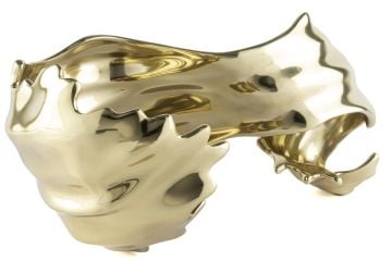 Altın Dalga Dekoratif Obje 51x23cm