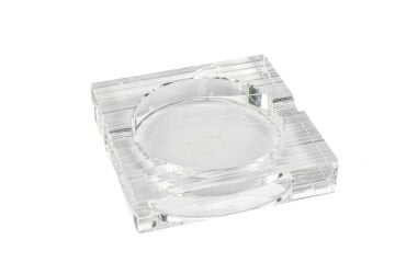 Clear Kare Cam Küllük 15x15cm