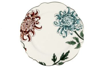 Fleur Beyaz 6'lı Servis Tabağı 27cm