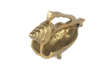 Gold Deniz Kabuğu Obje 26x9x14cm