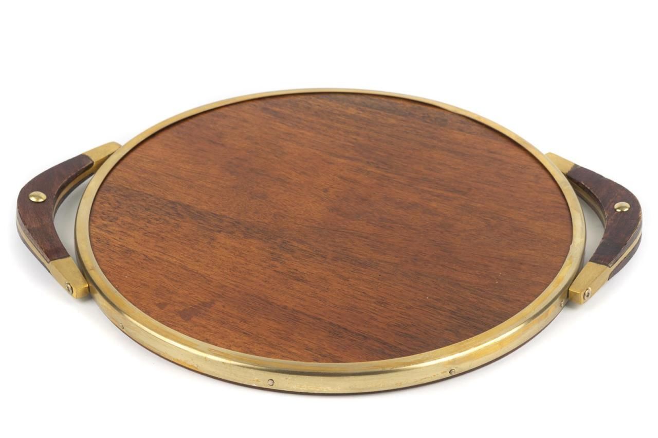 Gold Ahşap Sunum Tepsisi 30x37x2cm