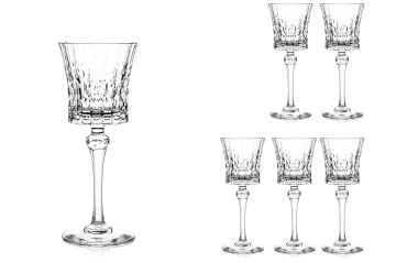 Cristal D'arques Lady Diamond 6lı Kadeh 19cl