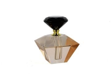 Amber Siyah Kapaklı Dek Şişe 10x13cm