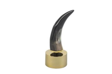 Gold Siyah Boynuz Dekor Obje 14x11x31cm