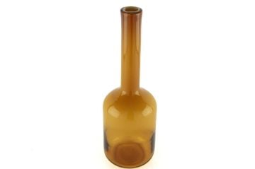Amber Oranj Degrade Cam Vazo 16x47cm