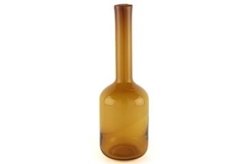 Amber Oranj Degrade Cam Vazo 16x47cm