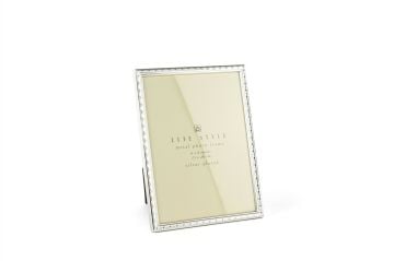 Silver Metal Noktalı Çerçeve 15x20cm