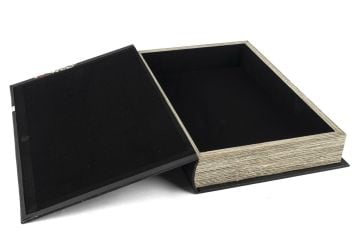 Siyah East Meets West Kitap Kutu 30x20x5cm
