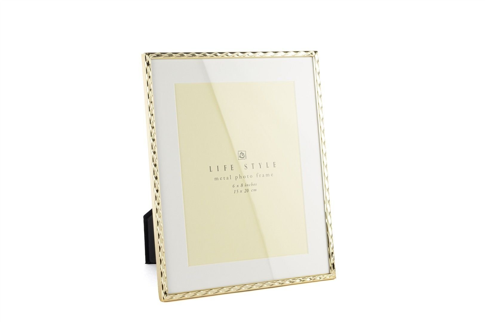 Gold Metal Dalgalı Çerçeve 15x20cm