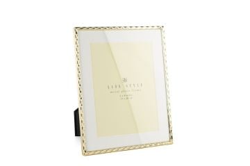 Gold Metal Dalgalı Çerçeve 15x20cm