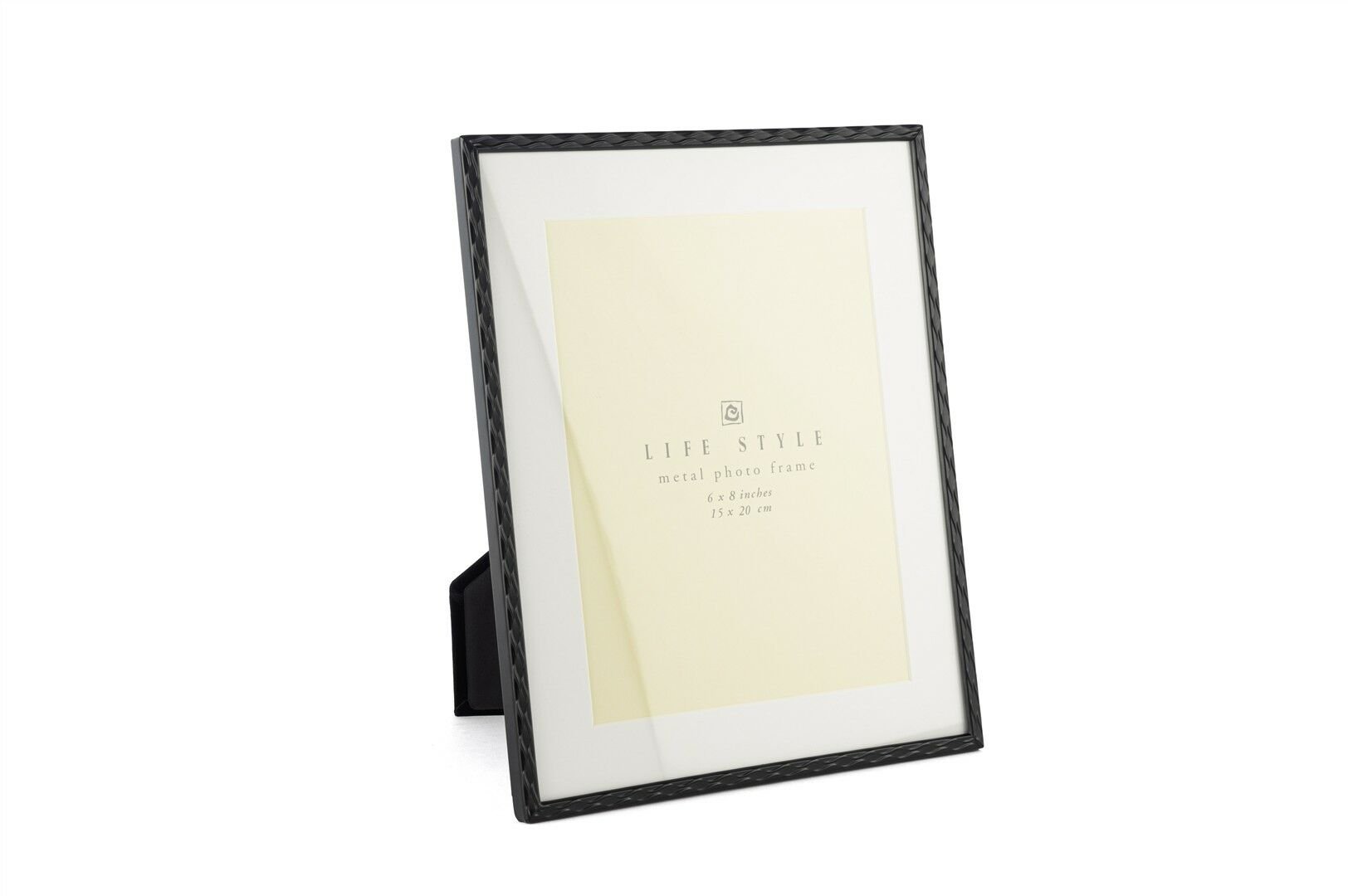 Siyah Metal Mat Dalgalı Çerçeve 15x20cm