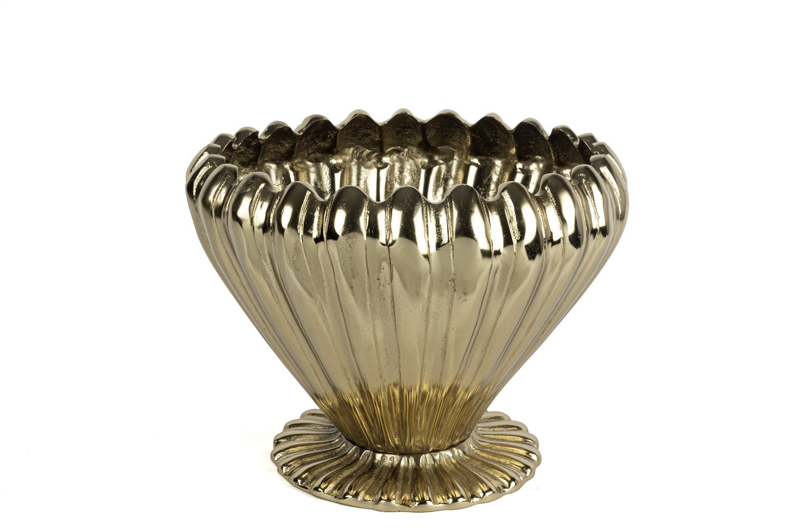 Gold Ayaklı Dek Vazo 34x26cm