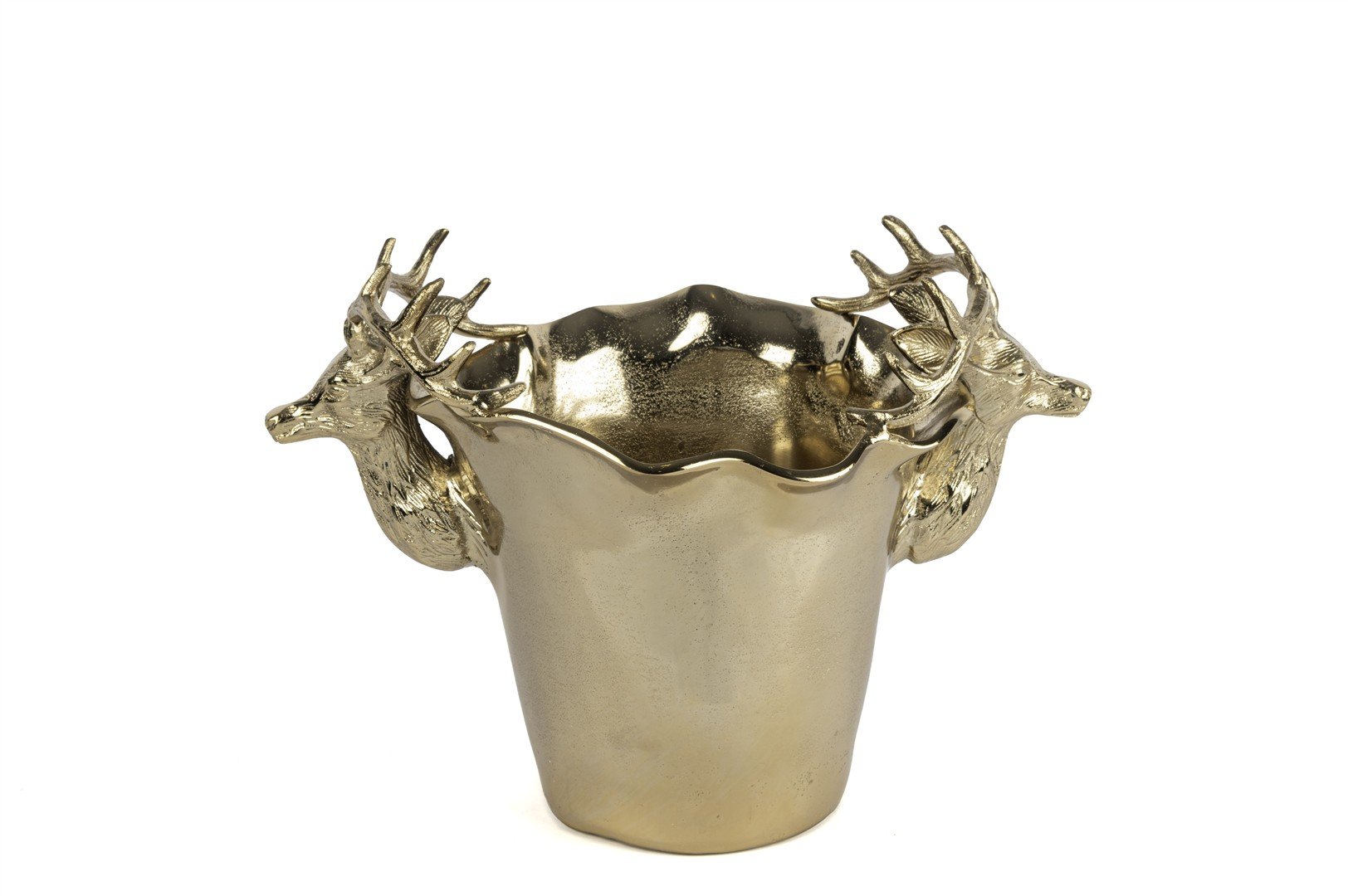 Gold Geyik Vazo 38x25x27cm