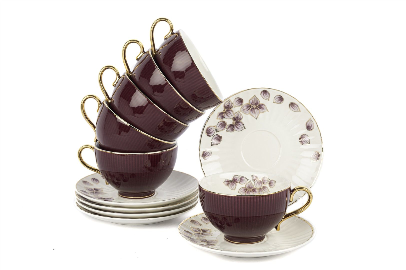 Plum 6lı Çay Fincanı Seti 250cc